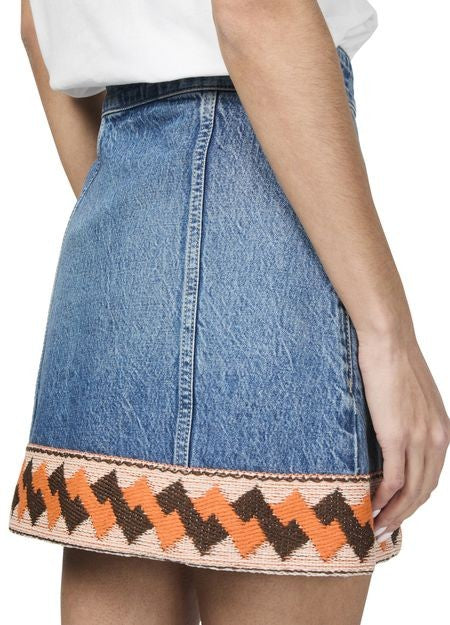 VALENTINO GARAVANI デニム製 ミニスカート - Image 5