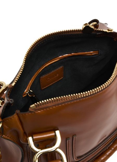 CHLOE Marcie small double worn glossy leather bag - Image 5