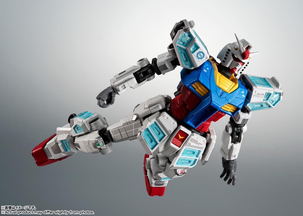 TAMASHII NATIONS EXPO2025 ROBOT SPIRITS Osaka・Kansai Expo "GUNDAM NEXT FUTURE PAVILION" RX-78F00/E Gundam, Approx. 5.1 in (130 mm), PVC & ABS, Pre-painted Articulated Figure