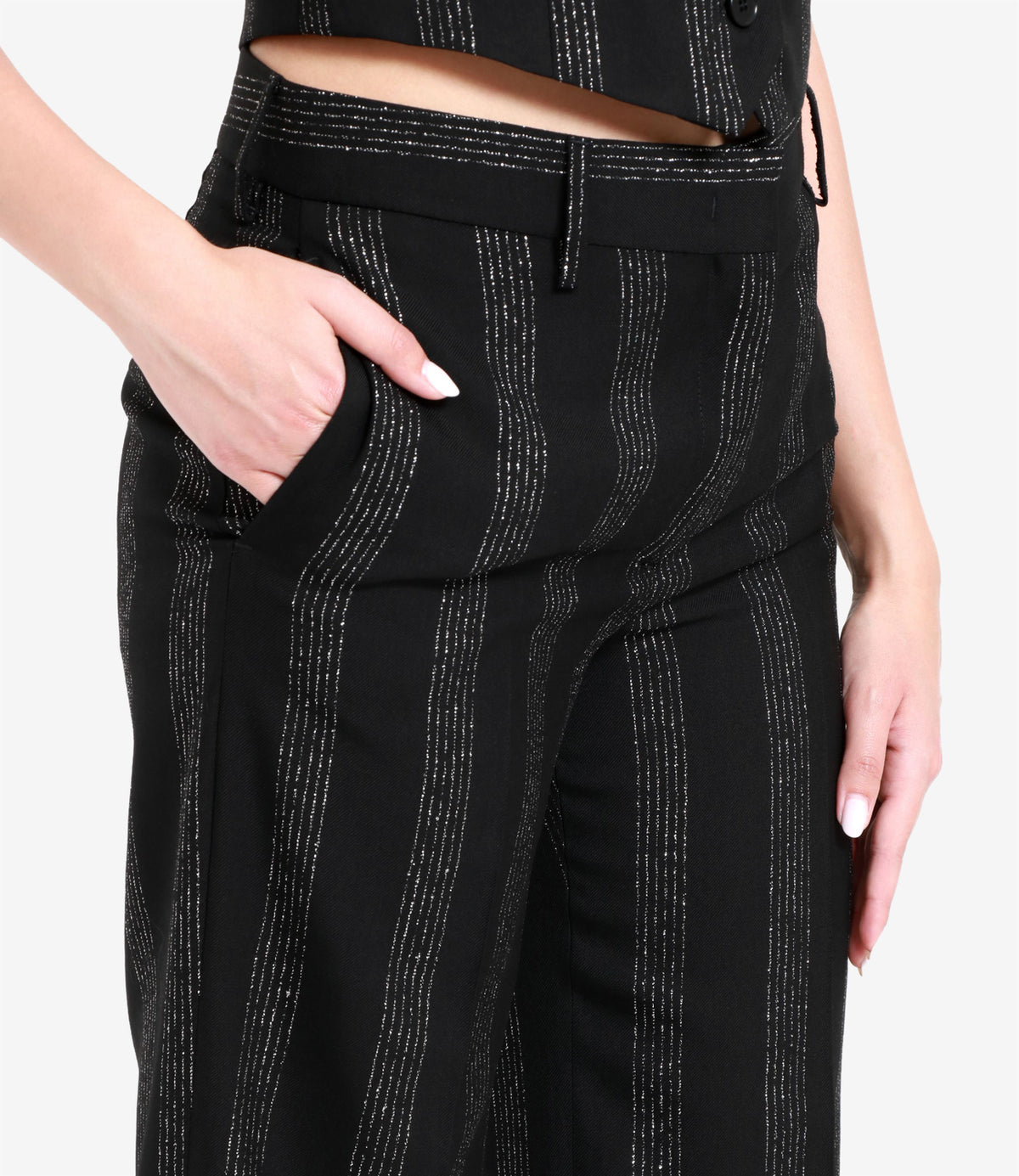 Msgm MSGMズボンブラック - Image 5