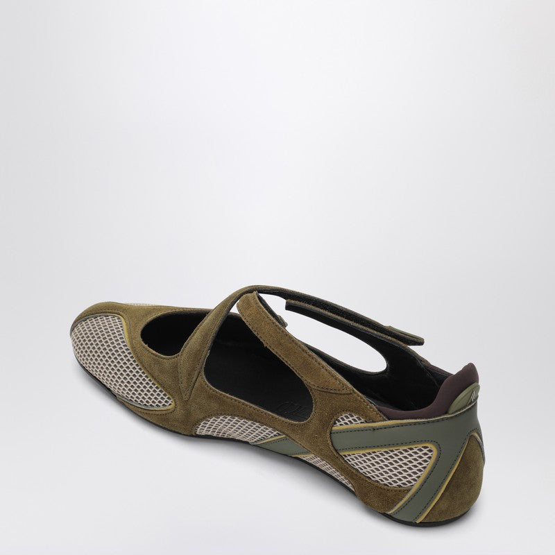 The Attico Ballerinaフラットフロア01アーミーグリーン - Image 5