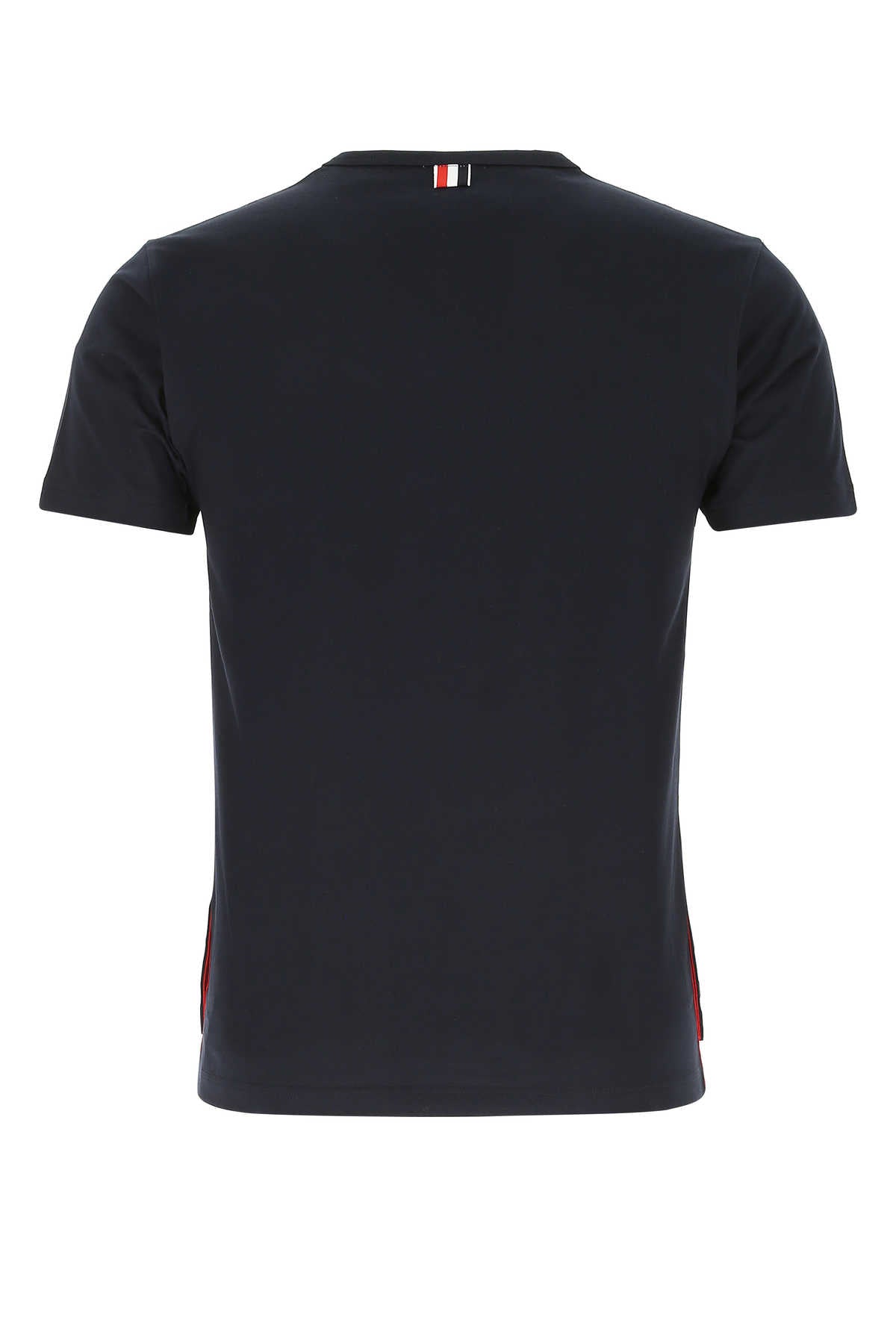 Thom Thom Browne ミッドナイト ブルー コットン T シャツ - Image 5