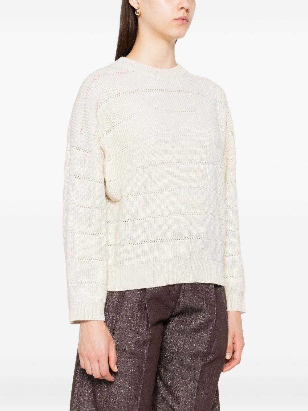 Brunello Cucinelli Cashmere And Wool Jumper - Image 5