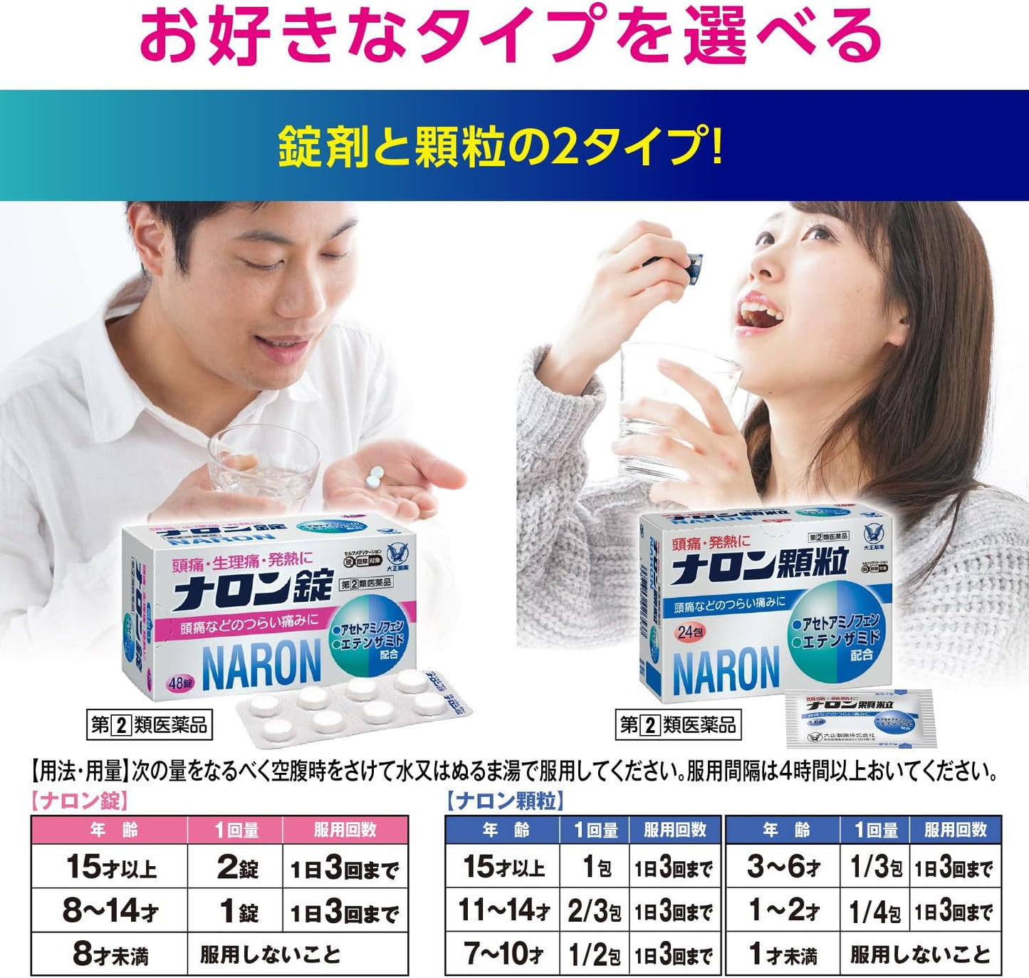 【指定第2類医薬品】ナロン錠 24錠