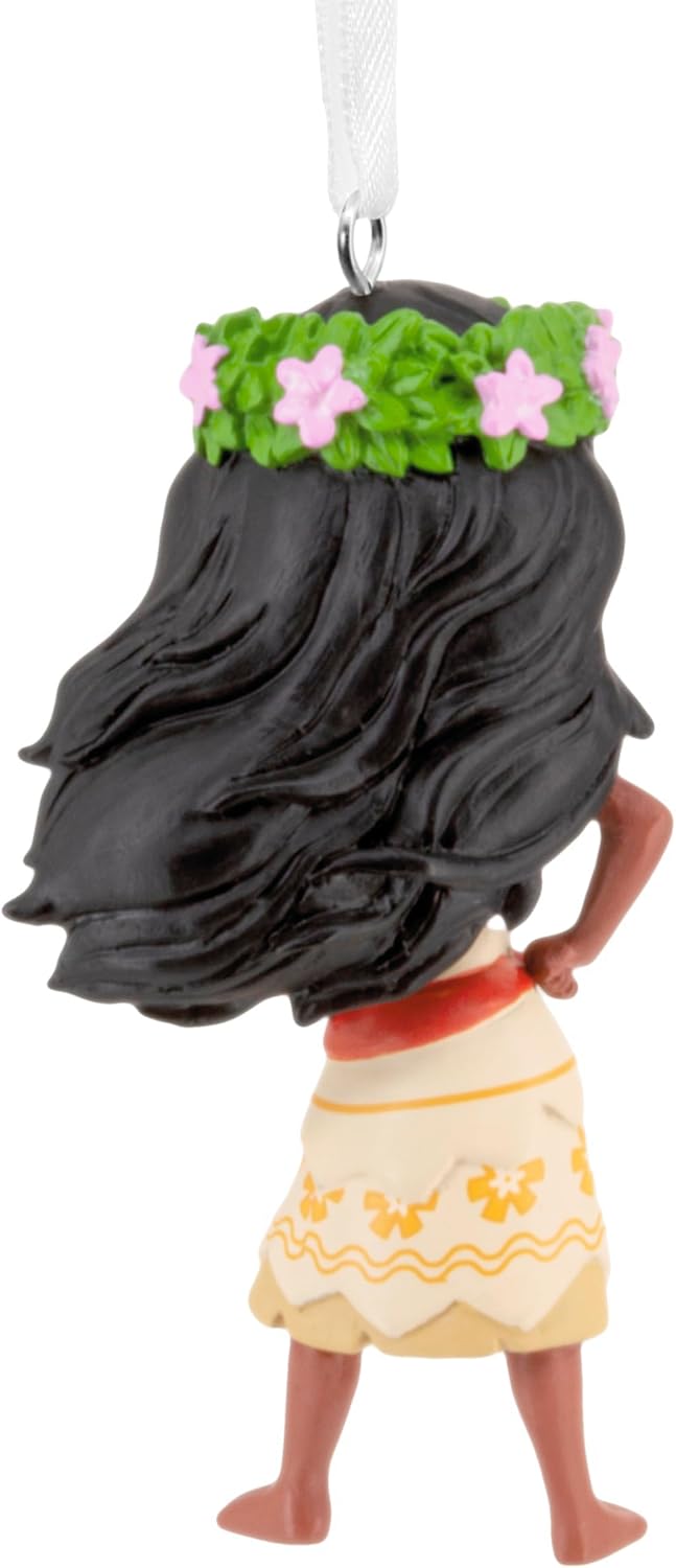 Hallmark Disney Princess Moana - Adorno de Navidad estilizado, regalos para fanáticos de Disney