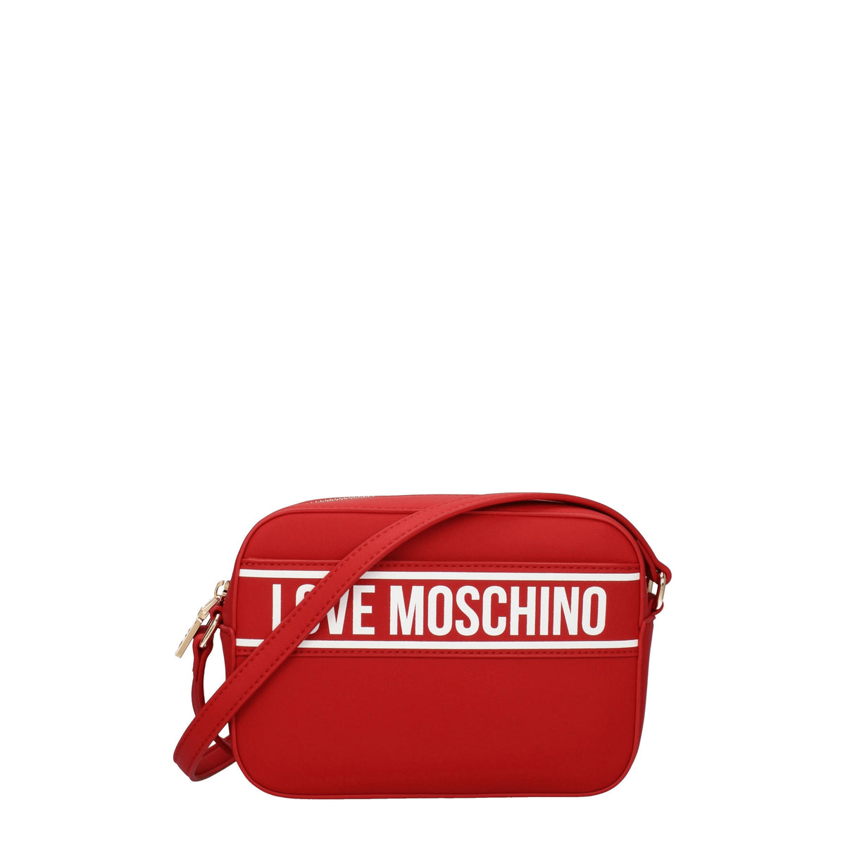 Moschino モスキーノのショルダーバッグが大好きな女性ポリウレタンレッド - Image 5