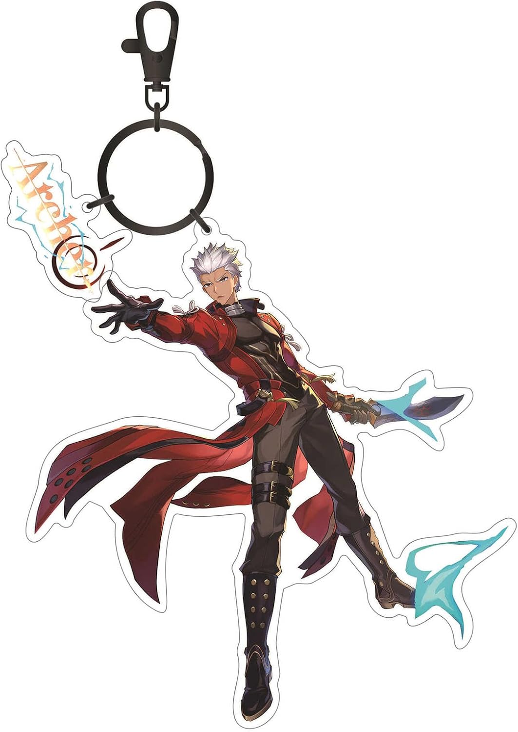崩壊:スターレイル グッズ セット コラボ フェイト セイバー Saber アーチャー Archer 福袋 アクリルスタンド 缶バッジ キーホルダー アクリルカード 色紙 萌えグッズ 置物 コレクション 誕生日 贈り物 非公式 (アーチャー 3点セット) [並行輸入品]