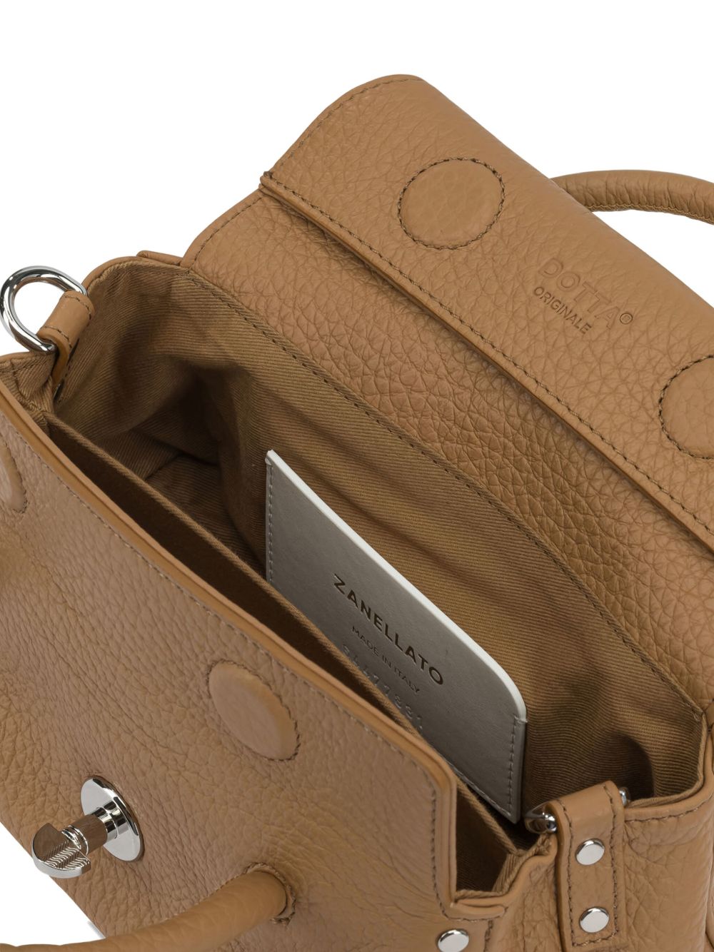 Zanellato Zanellato Dotta Centauro ベビー スモール レザー ハンドバッグ - Image 5
