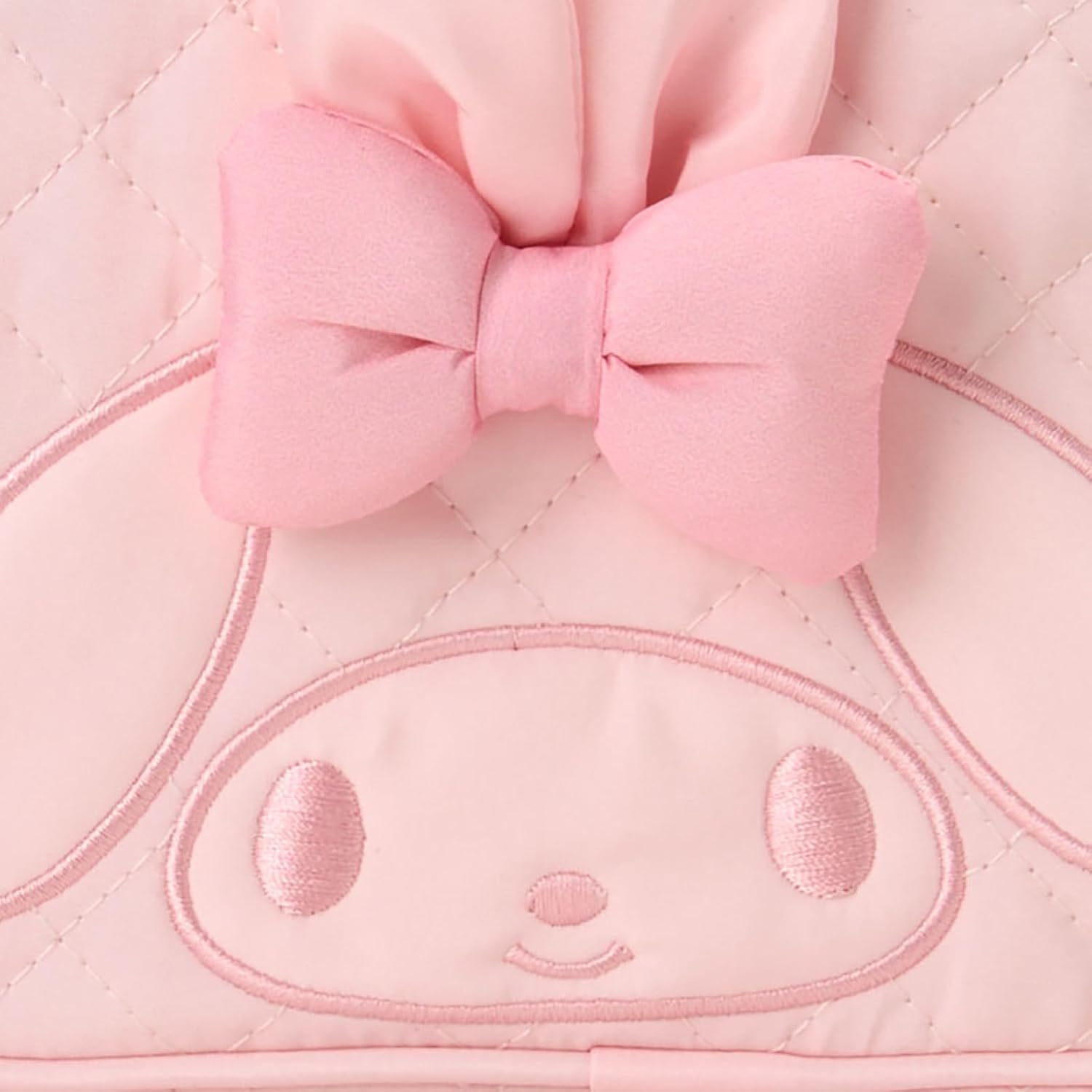 Sanrio 302481 My Melody Pouch (Spring Rabbit) Accessory Case, Makeup Pouch with Inner Pocket