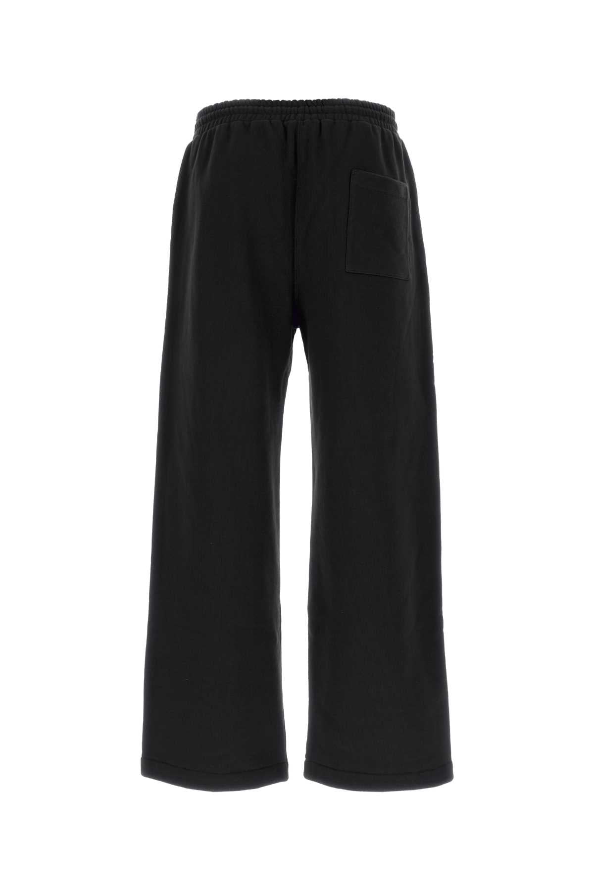 Off Off White Black Cotton Joggers - Image 5