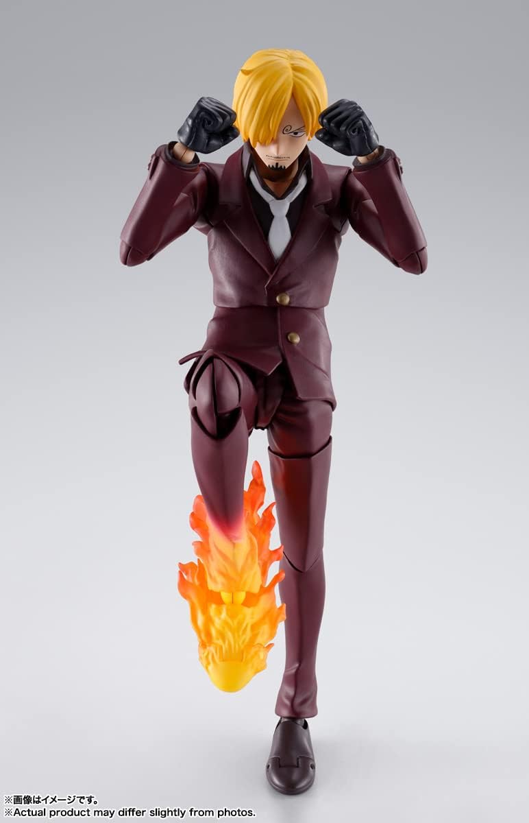 BANDAI SPIRITS S.H. Figuarts ONE PIECE Sanji Invasion of Onigashima Approx. 5.9 inches (150 mm), ABS & PVC Pre-painted Action Figure