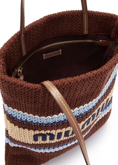 MIU MIU Crochet tote bag - Image 5