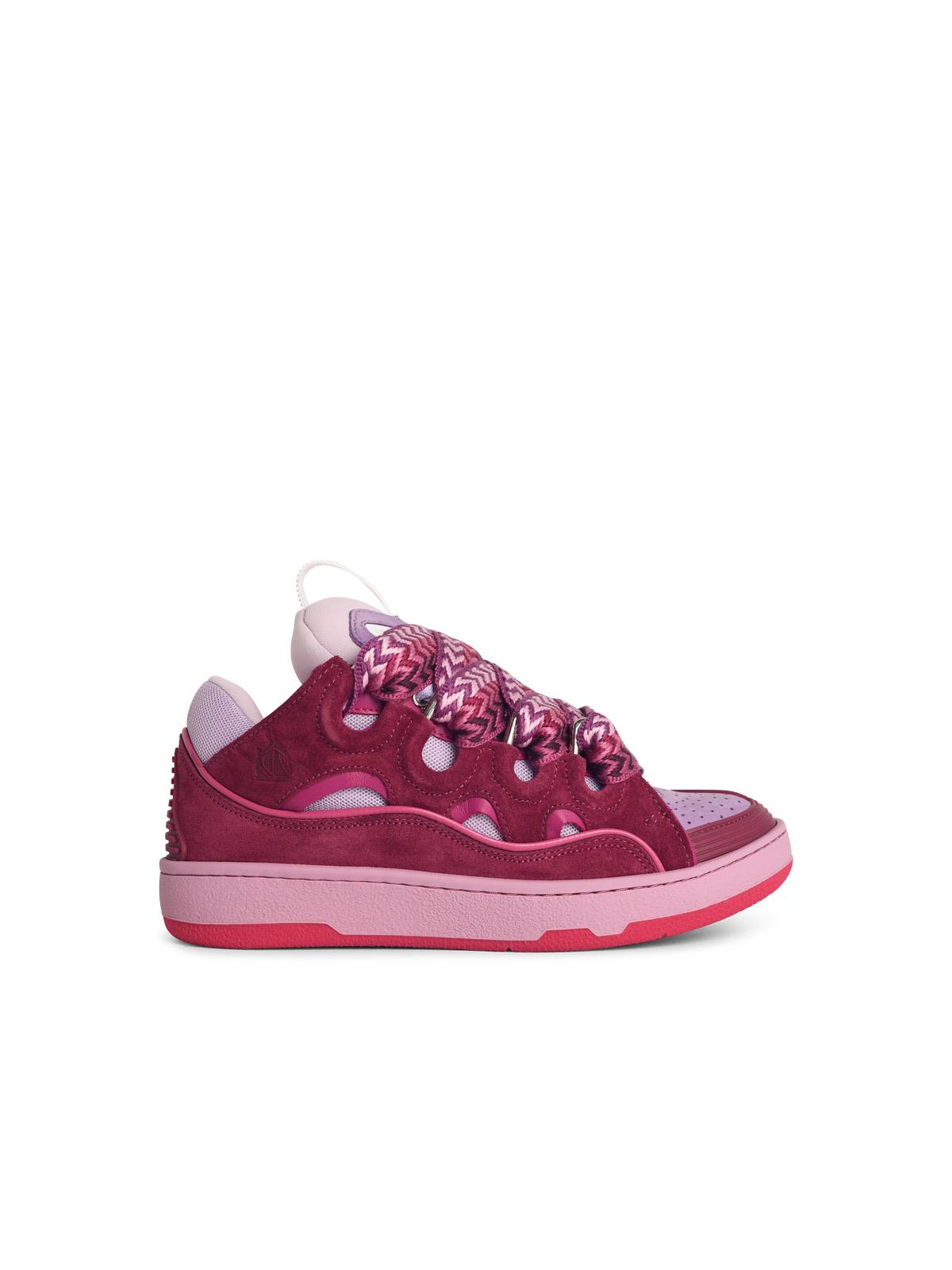 Lanvin Lanvin 'Curb' Lilac Lear Blendスニーカー - Image 5