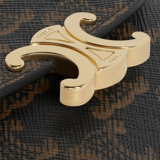CELINE Small Triomphe wallet in Triomphe canvas - Image 5