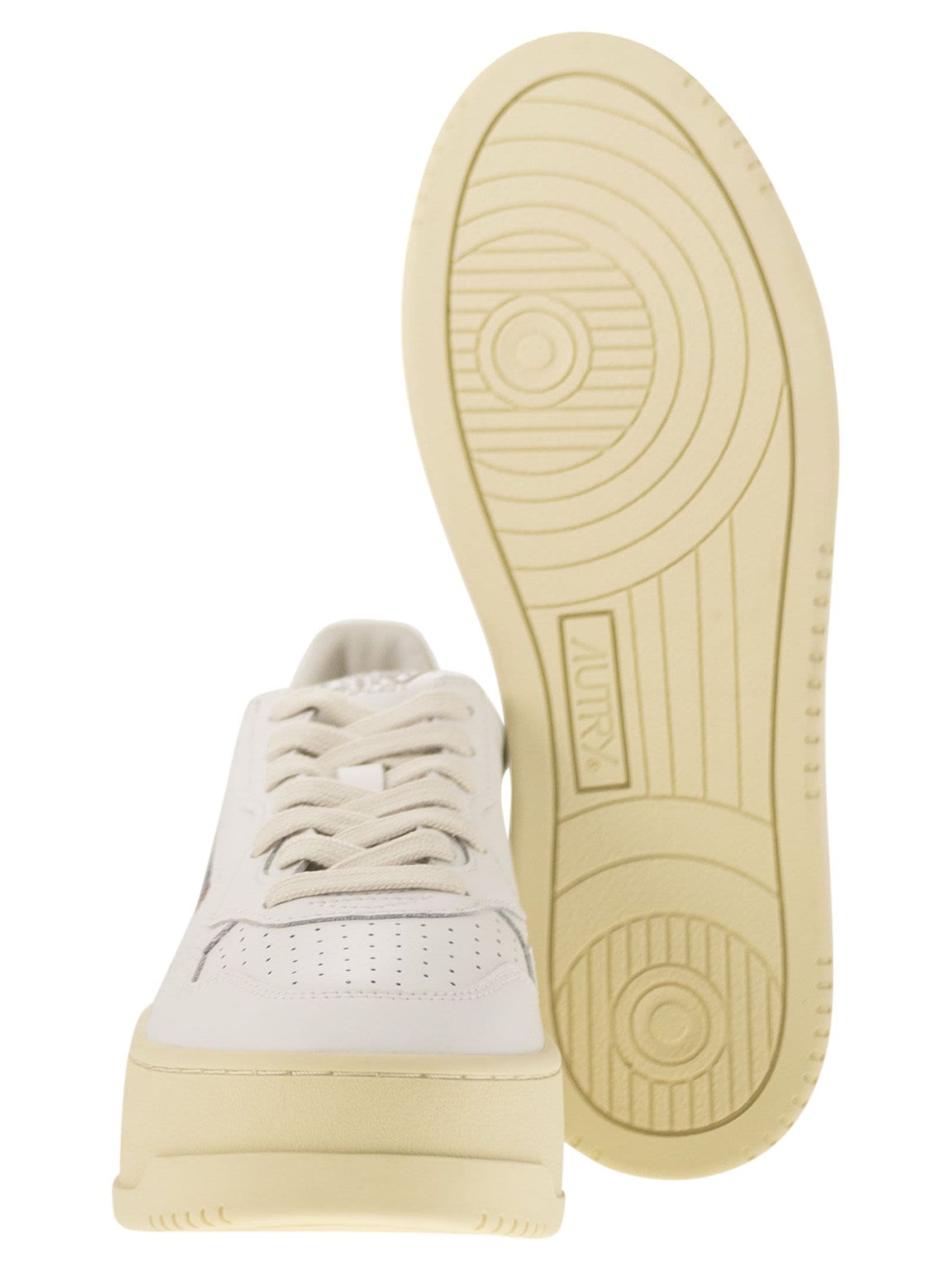 Autry Medalist Platform Leather Trainers - Image 5