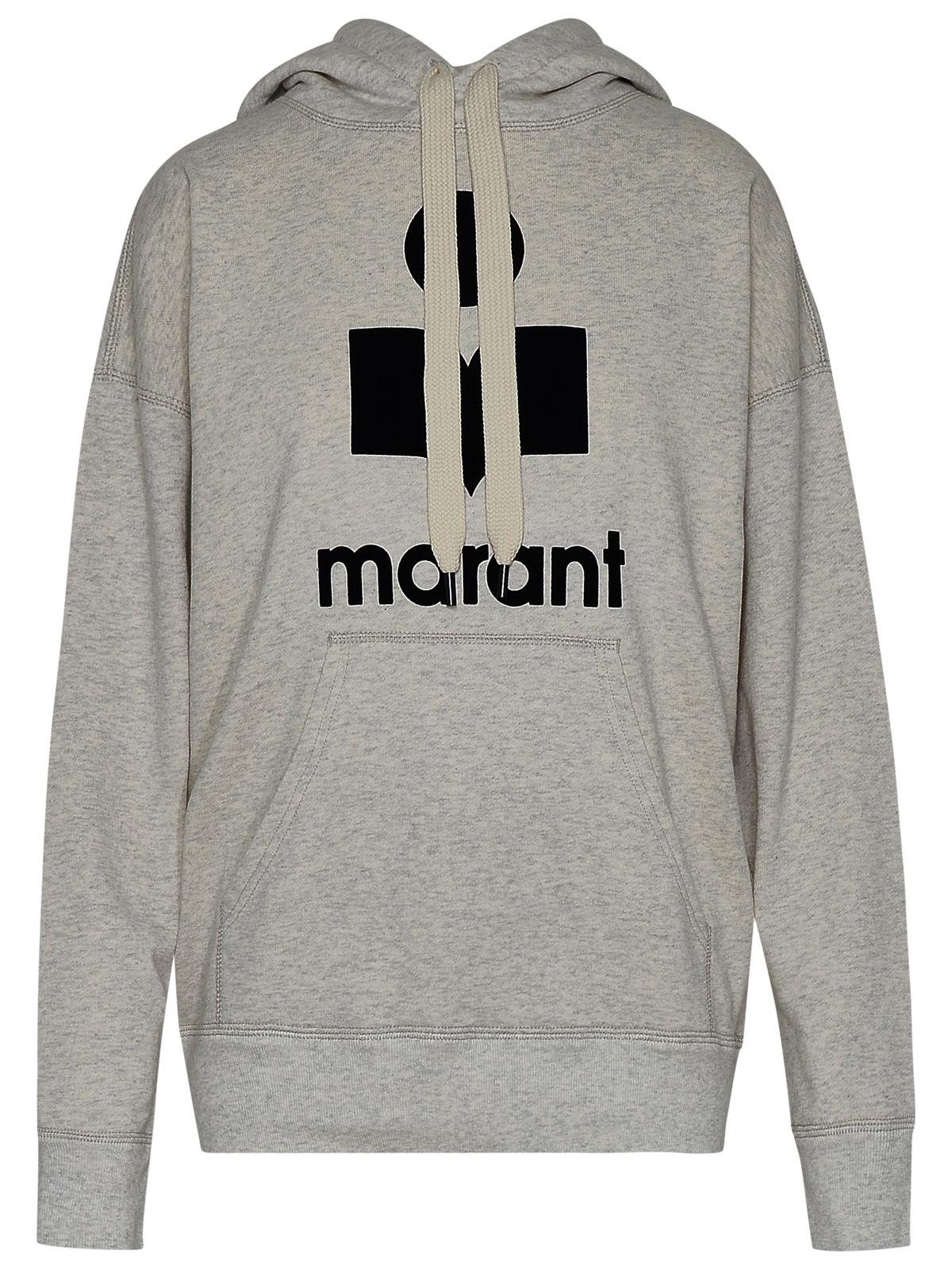 Marant イザベル・マラン・エトワイル・グレーのコットン・ブレンド・マンセル・スウェットシャツ - Image 5