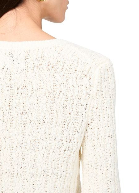 LOULOU STUDIO Komo v-neck cotton sweater - Image 5
