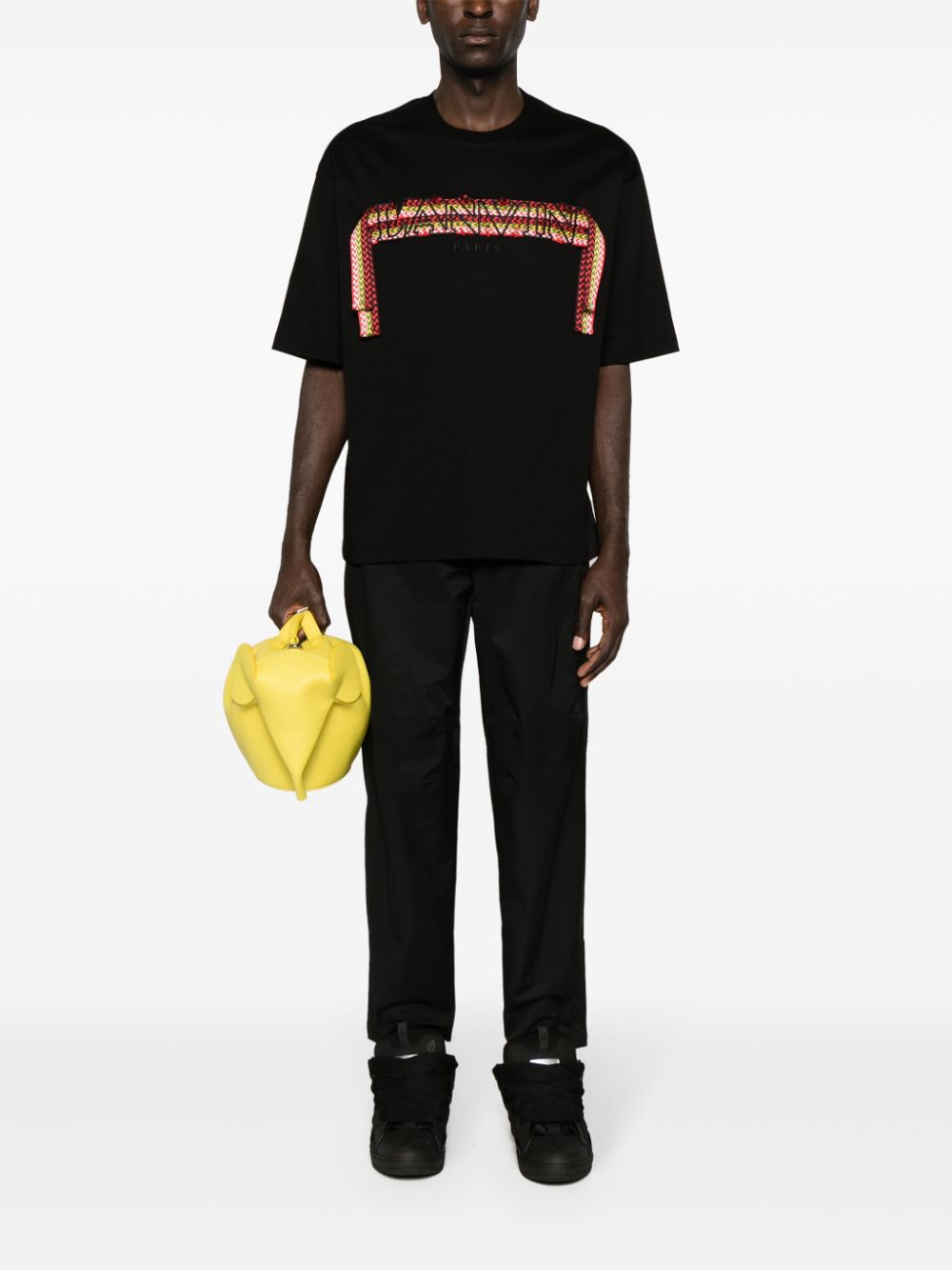 Lanvin Lanvin Cotton Blendバイカーズボン - Image 5