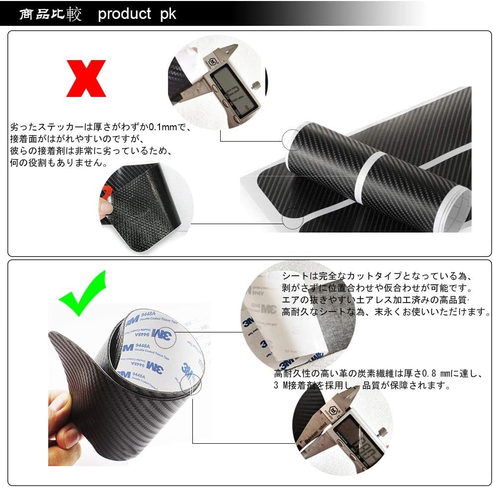 [BOYOUS Latest Model] Toyota Corolla Cross 10 Series New Corolla Touring/New Corolla Sport 210 Series Exclusive Scarbon-Style Leather Scuff Plate Side Step Gold Foil Hot Press Logo Car Interior Parts