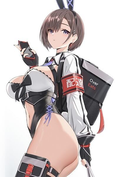 配達バニーガール 葵 1/6スケール フィギュア ロケットボーイ ネイティブ 特典ポストカード付属 未開封品