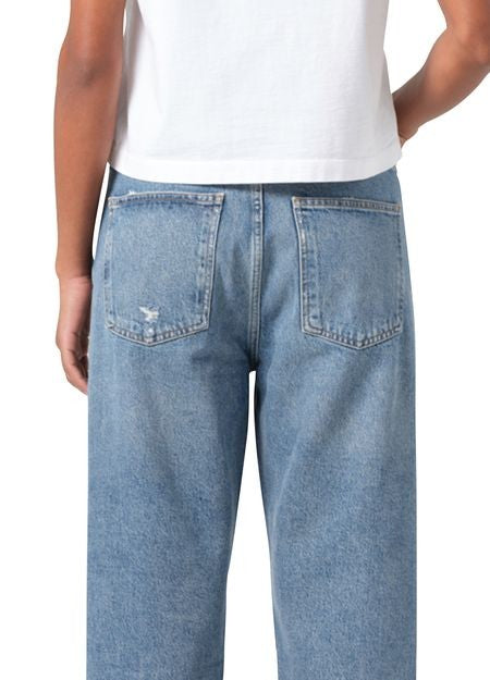AGOLDE 90's ルーズフィット クロップドストレートジーンズ - Image 5