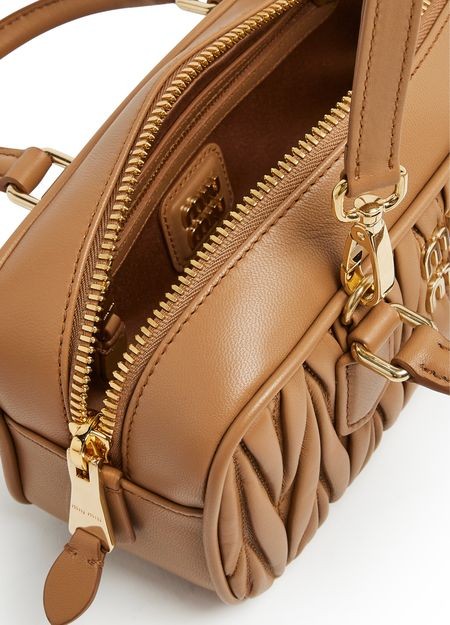 MIU MIU Arcadie キルティング ナッパレザー バッグ - Image 5