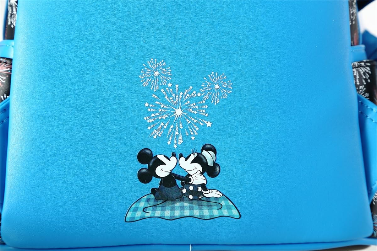 Loungefly Disney Mickey Mouse Fireworks Summertime Picnic Mini Mochila Exclusiva