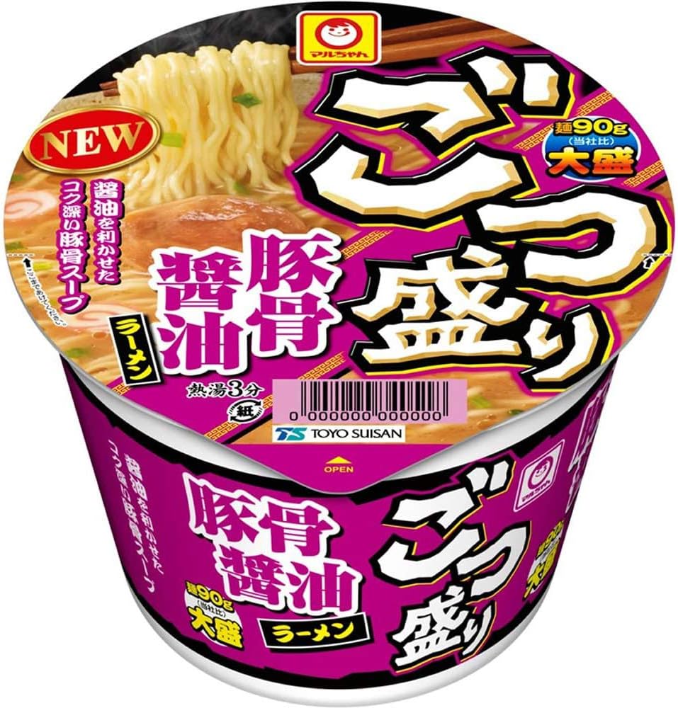 Maru-chan Gotsugari Cup Noodles, 6 Types x 2 Pieces, Set of 12
