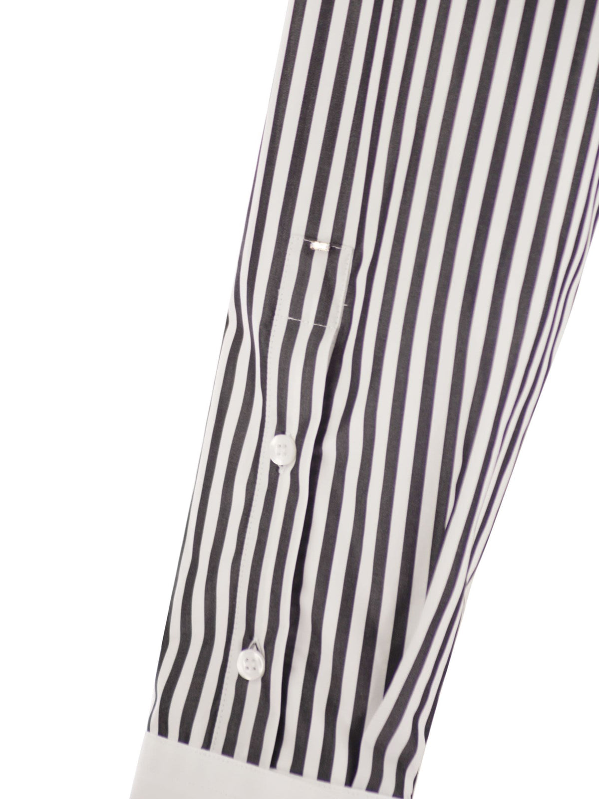 Sportmax SportMax Abano Striped Poplin Crop Shirt - Image 5