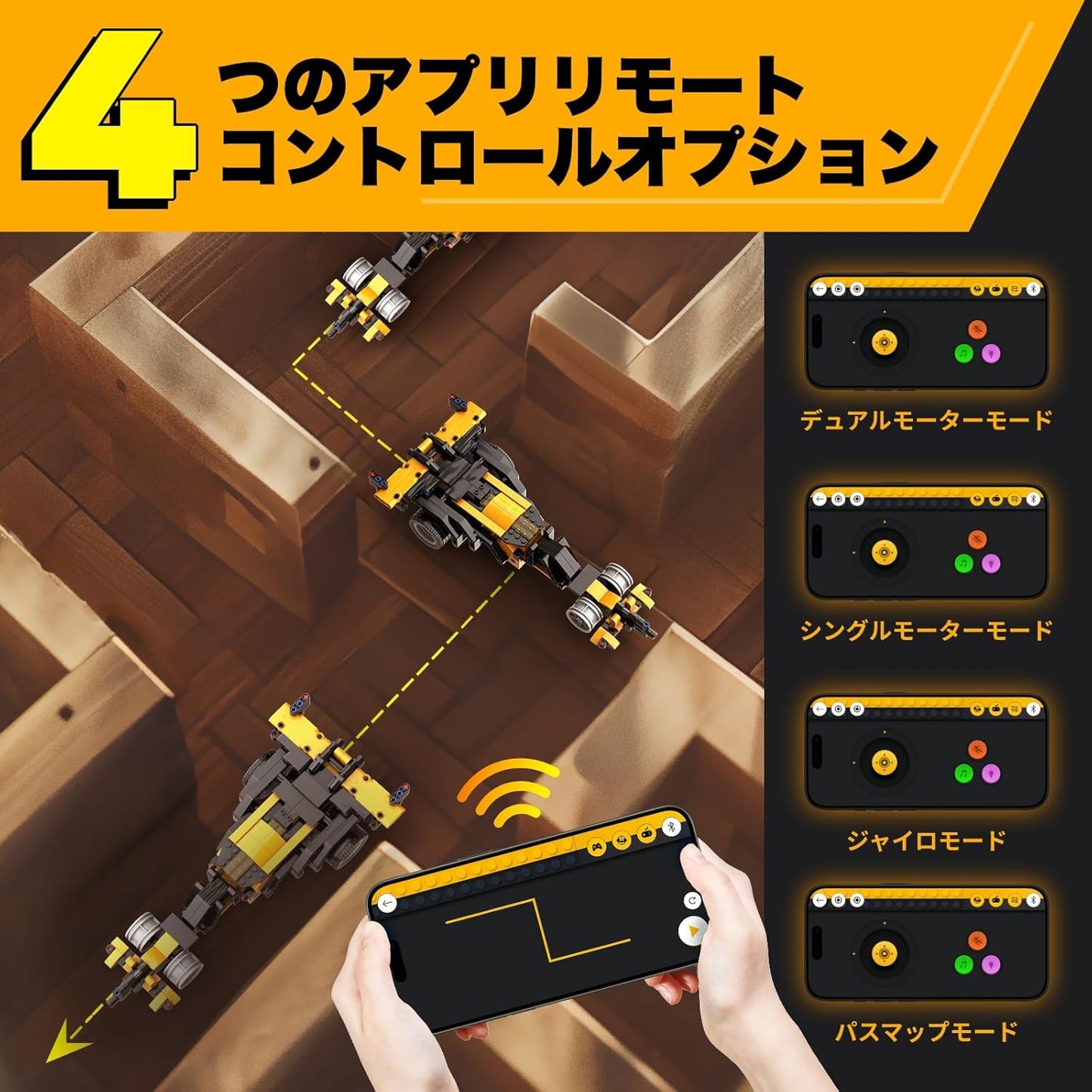 Robot R Programming Robot Kit Kids Toys STEM Educational Building Blocks 4-in-1 Remote Control Toy Elementary School Early Education Scratch JR Kids RC Educational Toy for Boys Girls Age 6 and