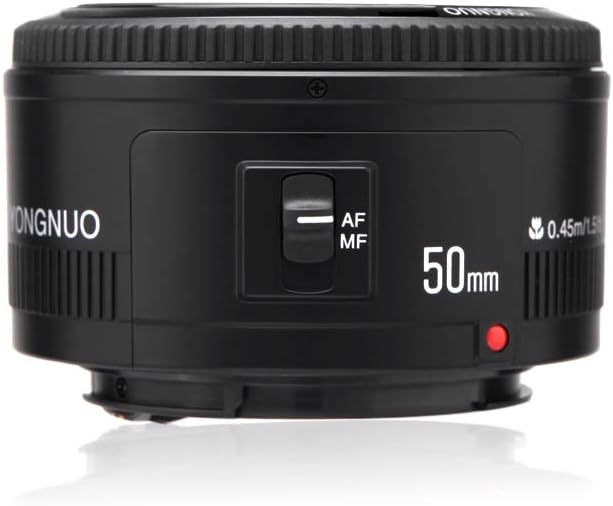 YONGNUO AF 50mm f1.8 Large Diameter Autofocus Lens for Canon 350D 450D 500D 600D 1D Mark II 1D Mark III and More