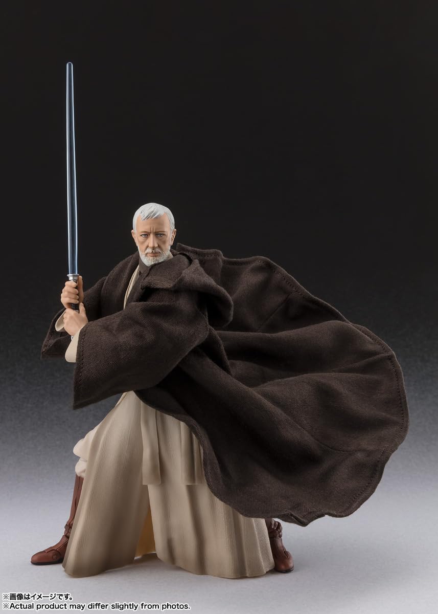 TAMASHII NATIONS S.H. Figuarts Star Wars Episode 4: New Hope Ben Kenobi -Classic Ver.- (Star Wars: A New Hope) Approx. 5.9 inches (150 mm), PVC & ABS & Fabric Pre-painted Action Figure
