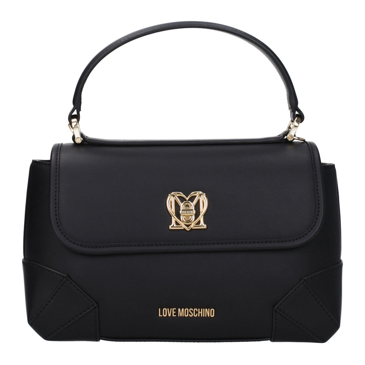 Moschino モスキーノのハンドバッグが大好きな女性ポリウレタンブラック - Image 5