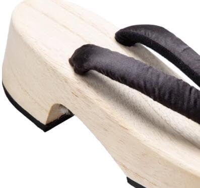 Japanese Clogs, Slippers, Women's Clogs, White Wood, Thick Soles, Summer, Ladies, Yukata Geta, Japanese Clothes, Accessories, Multicolor, Easy to Wear, Rubber Included, Summer