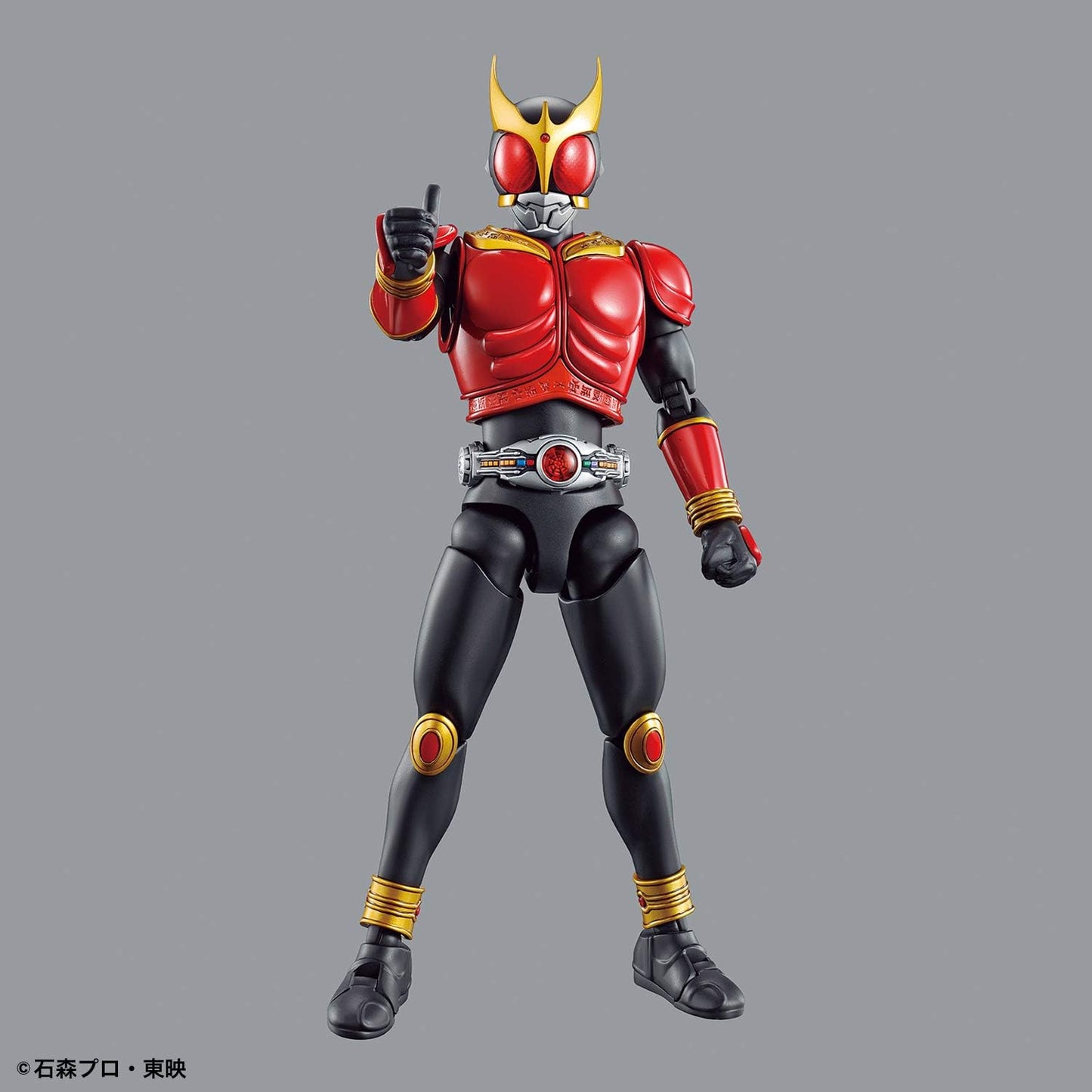 BANDAI SPIRITS Figure-Rise Standard Kamen Rider Kuuga Mighty Form Color-coded Plastic Model