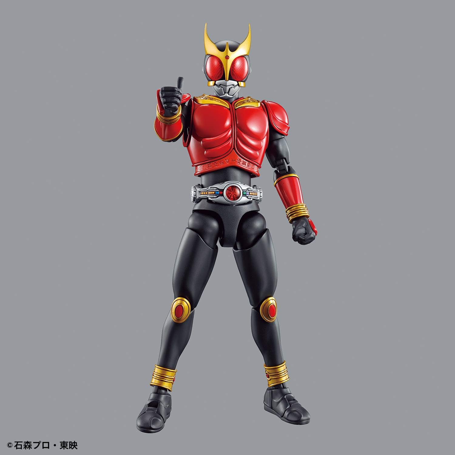 BANDAI SPIRITS Figure-Rise Standard Kamen Rider Kuuga Mighty Form Color-coded Plastic Model