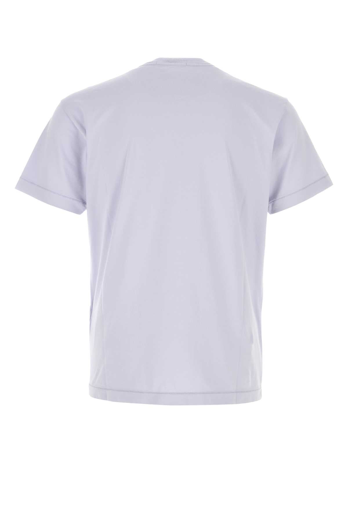 Stone Stone Island Lilac Cotton T Shirt - Image 5