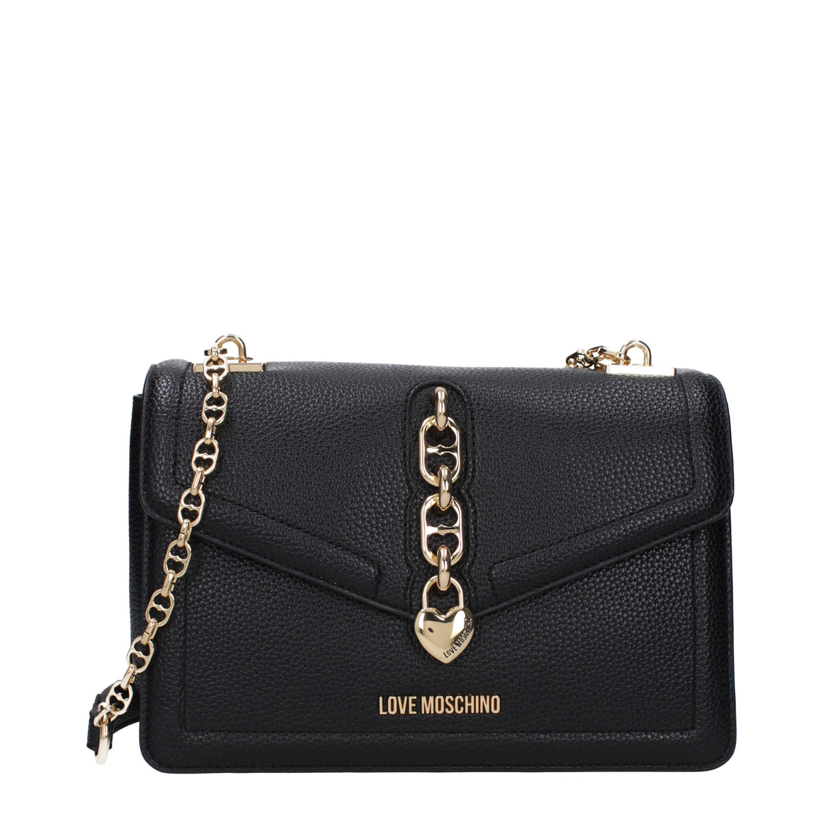 Moschino モスキーノのショルダーバッグが大好きな女性ポリウレタンブラック - Image 5