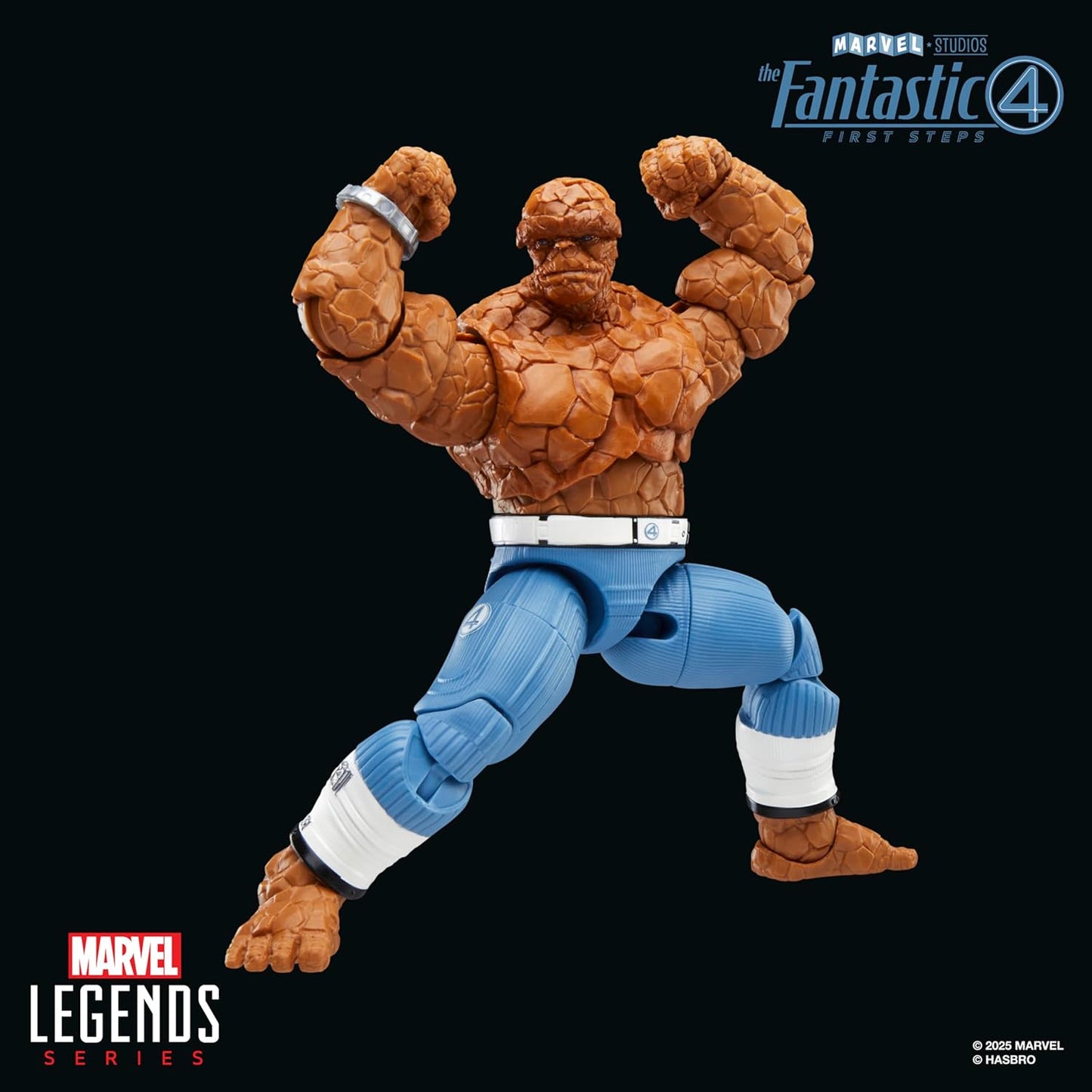 Hasbro Marvel Legends Series Marvel The Thing Fantastic 4: First Steps Ben Grim Movie Collection 6" Action Figure Toy G0802 Authentic