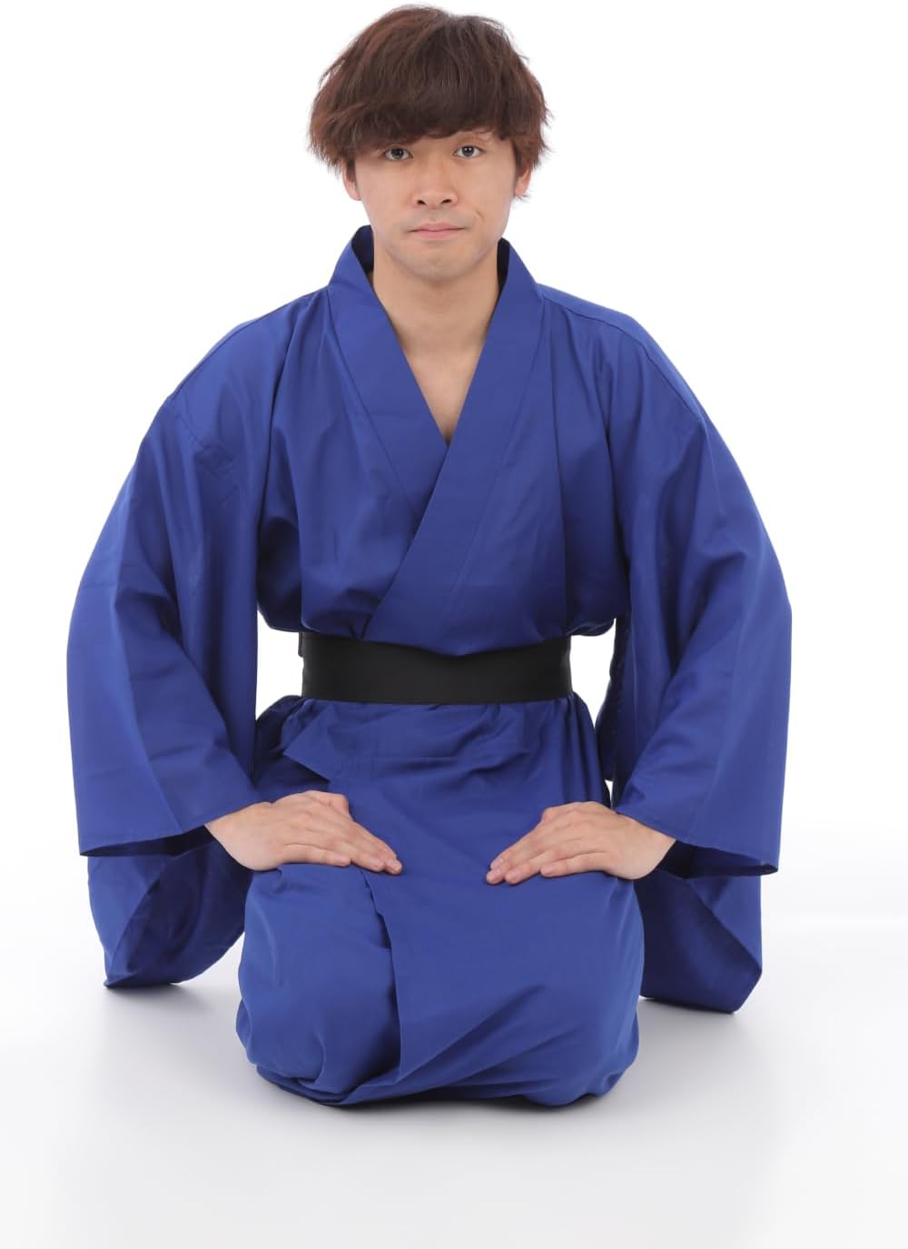 Magic Night Kimono Color Kimono, Blue, 63.0 - 68.9 inches (160 - 175 cm), Cosplay, Costume, Theater, Period Drama, Party