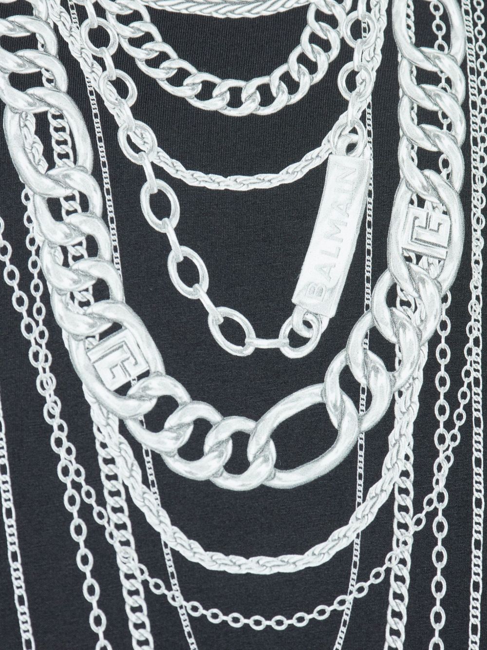 Balmain Balmain Tシャツとポロスブラック - Image 5