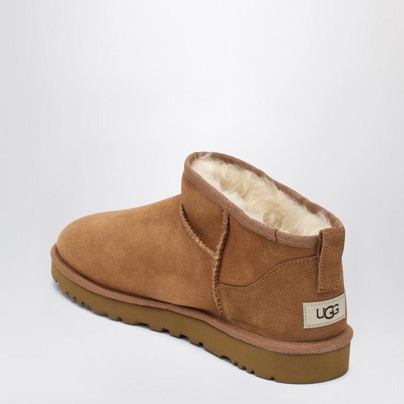 Ugg Ugg Classic Ultra Mini Ankle Boots In Chestnut - Image 5