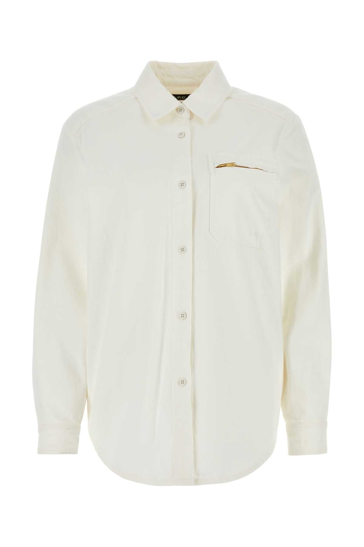 A.p.c. A.P.C.白いデニムティナシャツ - Image 5