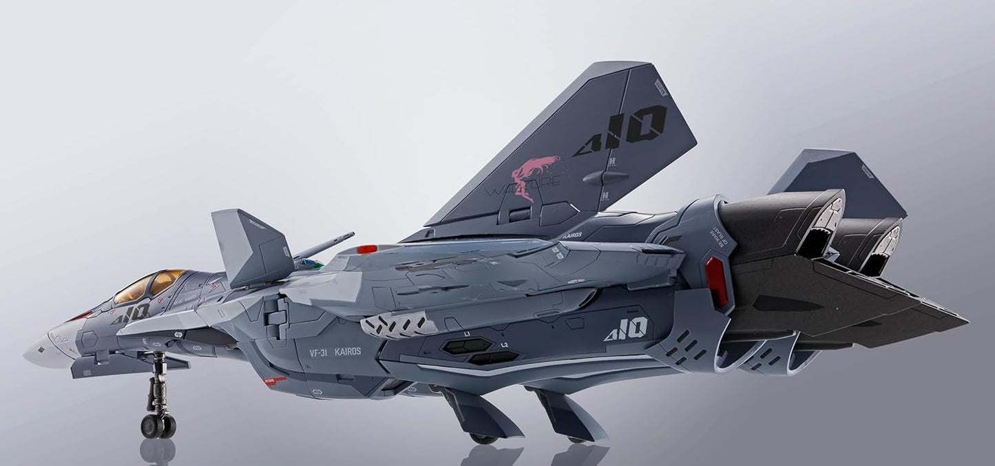 Tamashi Nations DX Chogokin Macross Delta VF-31A Kairos Macross Delta 10th Anniv. Approx. 10.2 inches (260 mm), ABS & Die-Cast & PVC Pre-Painted Action Figure