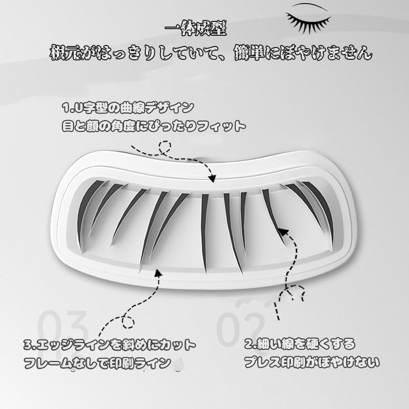 Eyelash Stamp (2025 New) Lower Eyelash Stamp, Eye Makeup with Liner, 2-in-1 Lower Eyelash Tool, Stamping Eyelashes, Repeated Usable, Waterproof, Beginner, Commute, Travel, Travel