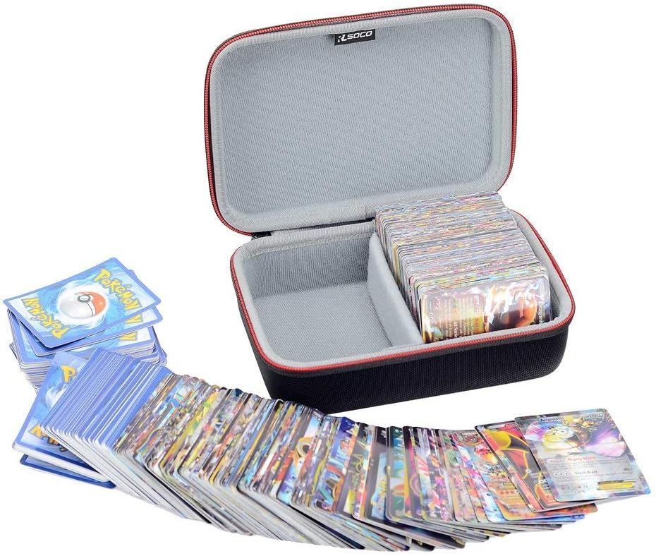 Pokemon Card Case, RLSOCO Large Capacity Card Game Storage Case, Compatible with Pokemon Trading Cards, DM23-BD1, Duel Masters TCG, Eevee Heroes, Duel Masters, Yu-Gi-Oh! OCG, Dragon Ball Card Game,