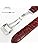 Seiko Time Lab Co., Ltd. Seiko Watch Band, Cowhide Calf, Brown, Brown, Belt, D Buckle, Men's Watch Cloth (with Care Set)