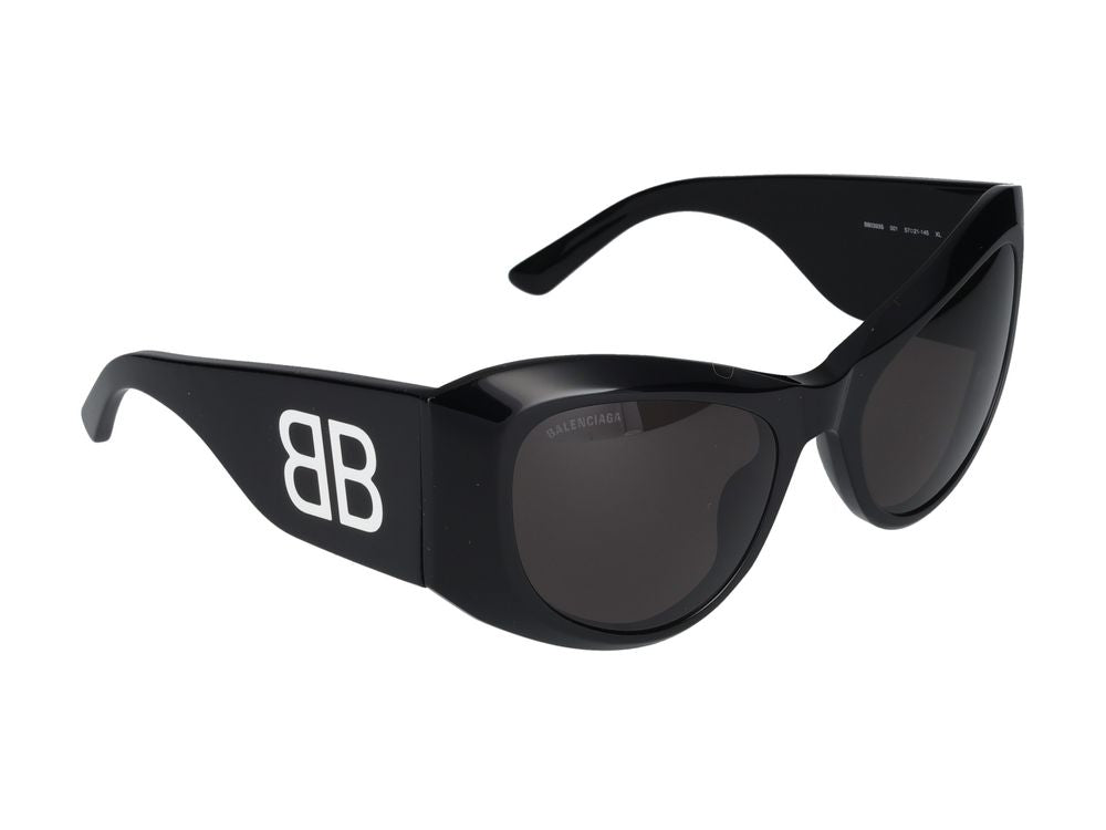Balenciaga サングラスBalenciaga BB0393 S 001ブラックブラックグレー /21/145 - Image 5