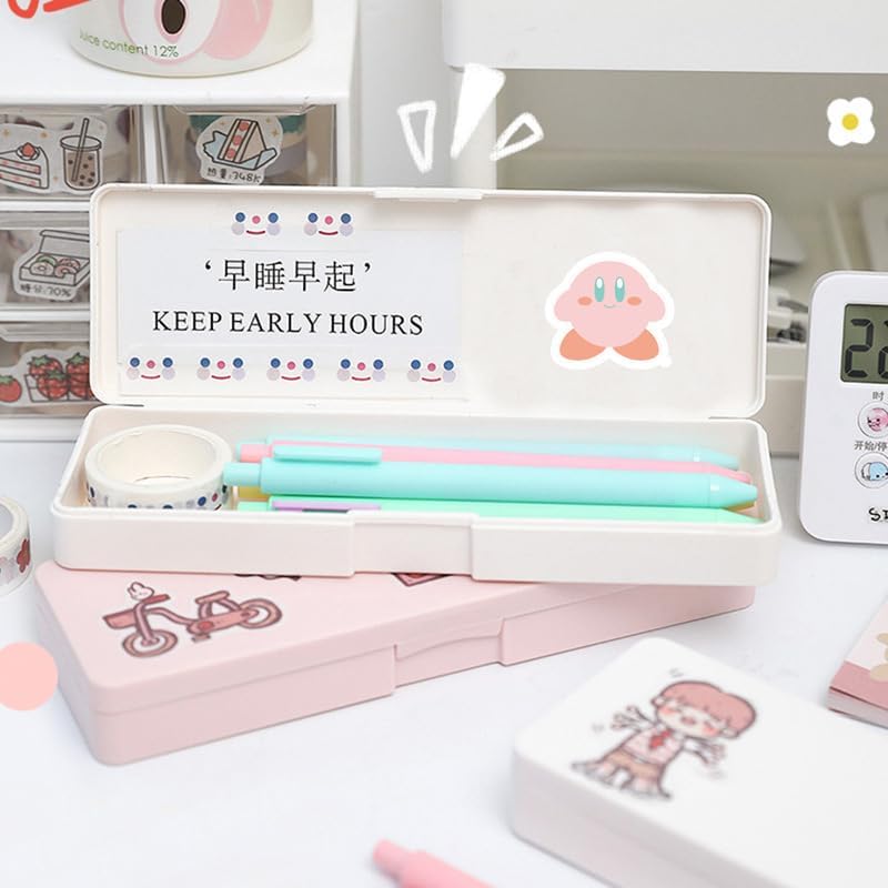 Kirby Sticker Collection Sticker Set, Anime, Cartoon Stickers, Cute, Notebook, Children's Seal, Waterproof PVC Stickers, Character Goods, Popular, Pictures, Gift, DIY Decoration, Letter, Mobile Phone