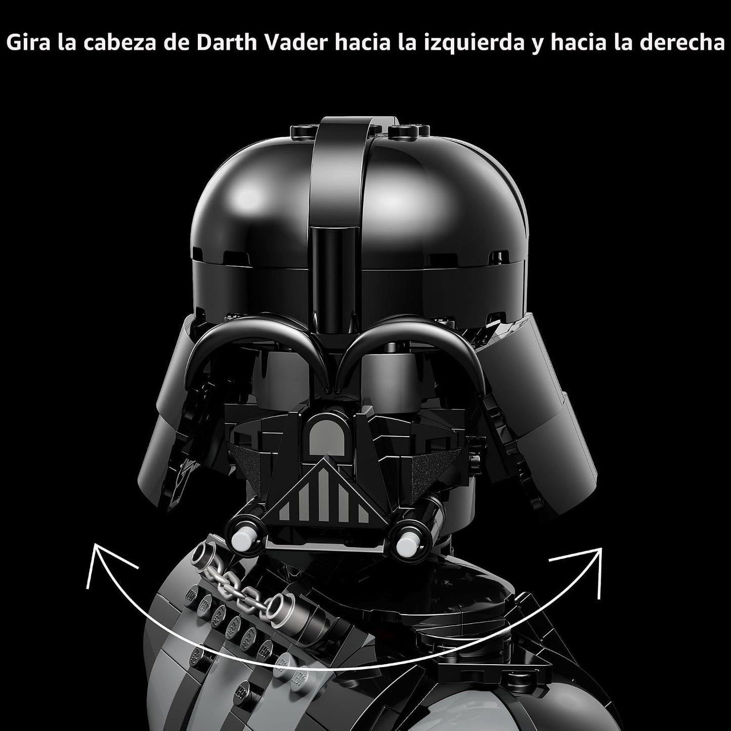 LEGO Star Wars Darth Vader Busto, juego de construcción coleccionable para adultos, a partir de 18 años, regalo de Star Wars para hombres y mujeres, con minifigura de Darth Vader, decoración de